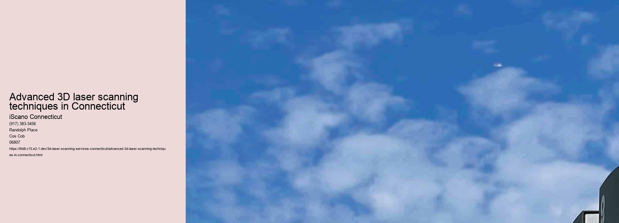 Advanced 3D laser scanning techniques in Connecticut