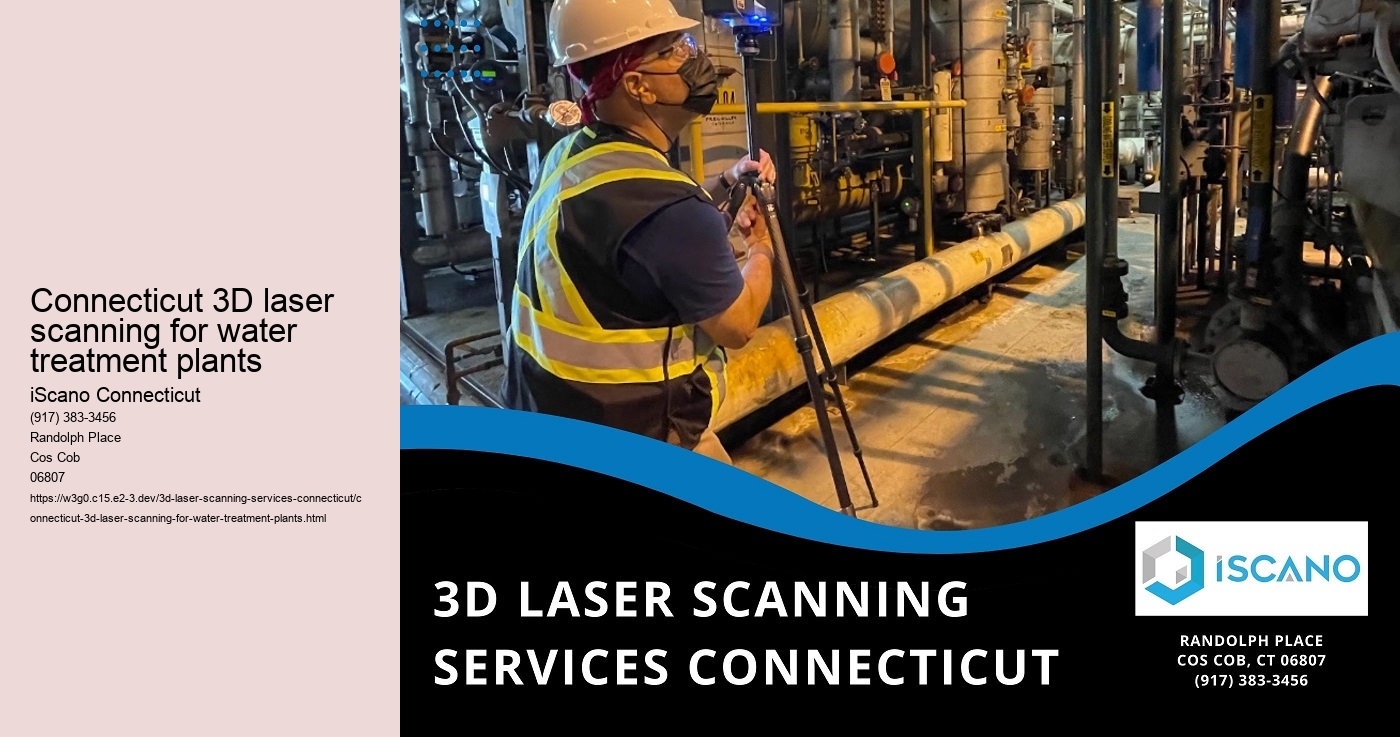 Connecticut 3D laser scanning for water treatment plants