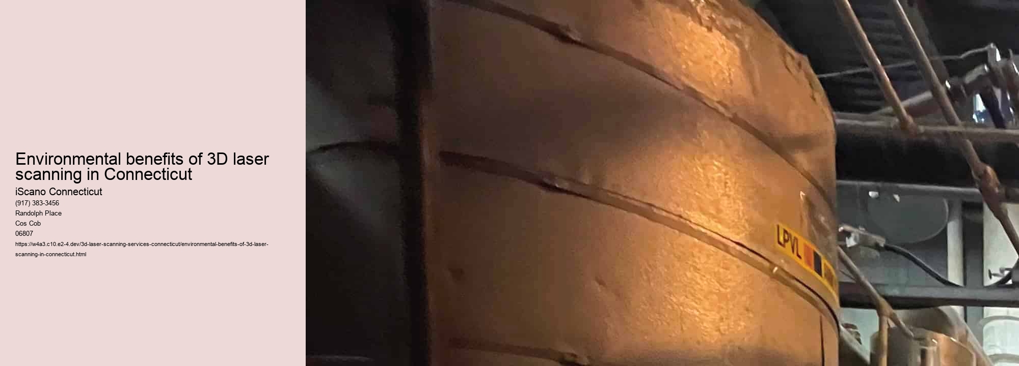 Environmental benefits of 3D laser scanning in Connecticut